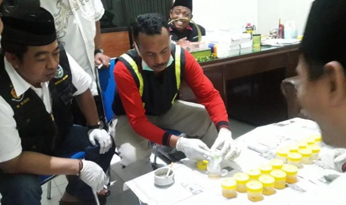 Pemdes Candimulyo Jombang Gelar Tes Urine Dadakan