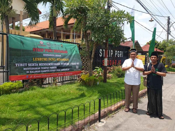 STKIP PGRI Sidoarjo dan Lesbumi NU Siapkan Transit Bagi Jemaah Resepsi Satu Abad NU