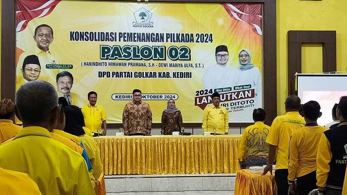 Partai Golkar Kediri Konsolidasi Internal Pemenangan Pilkada 2024