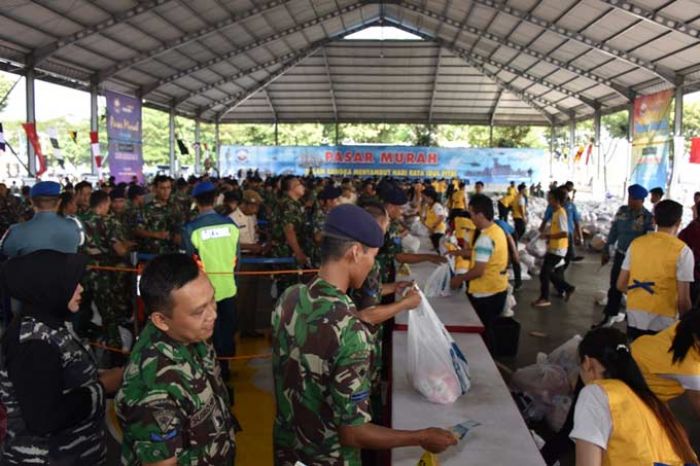 ​Sambut Lebaran, Koarmada II Selenggarakan Pasar Murah