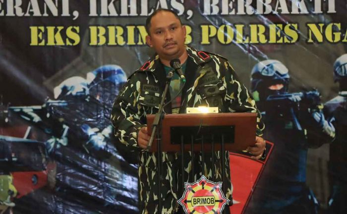 Begini Pesan Kapolres Ngawi saat Peringati HUT ke-77 Brimob