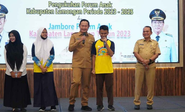 Bupati Kukuhkan Pengurus Forum Anak Lamongan Periode 2023-2025