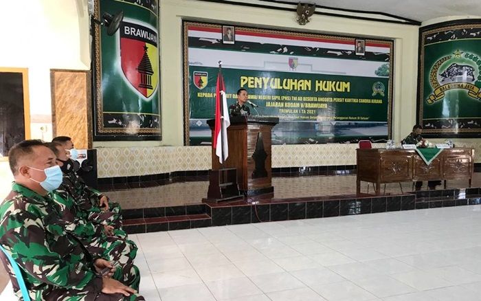 ​Antisipasi Pelanggaran, Dandim 0824 Jember Beri Penyuluhan Hukum ke Anggota dan PNS