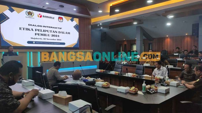 PWI Mojokerto Gelar Dialog Interaktif Etika Peliputan Pemilu