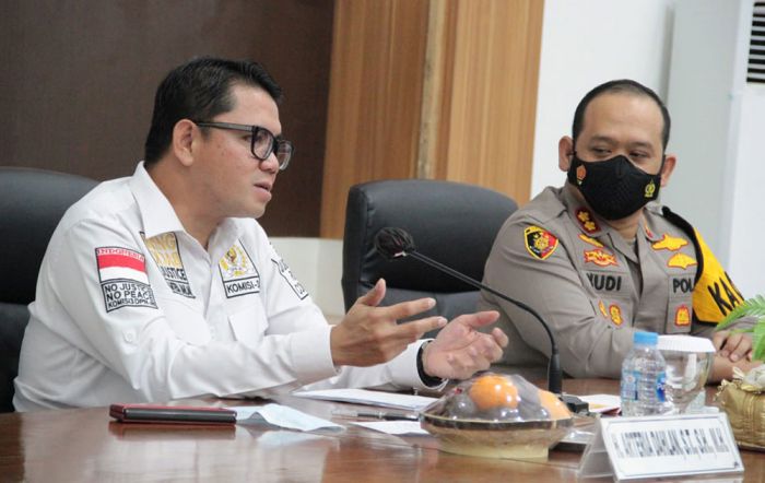 ​Arteria Dahlan, Anggota DPR RI Komisi III Kunjungi Mapolres Kediri Kota