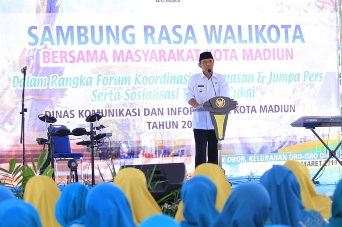 Sosialisasi Cukai, Wali Kota Madiun Gelar Sambung Rasa dengan Warga Kartoharjo