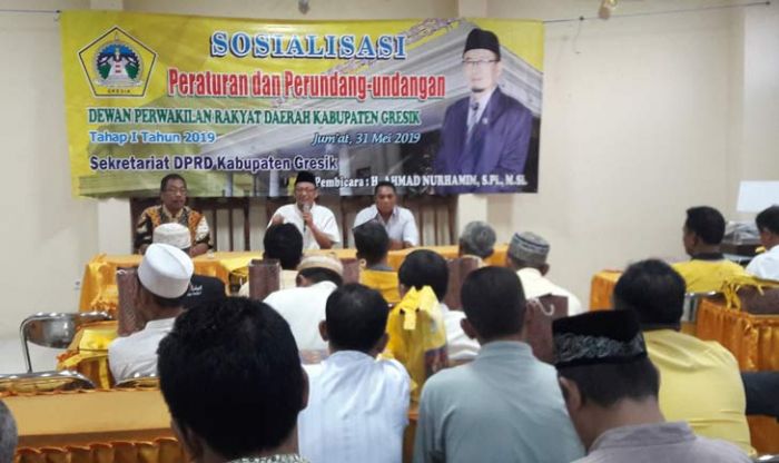 Jelang Purna Tugas, DPRD Gresik Gencar Sosialisasikan Perda