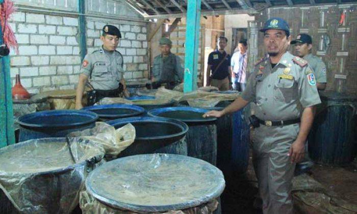 Pabrik Arak di Gedungombo Tuban Digerebek