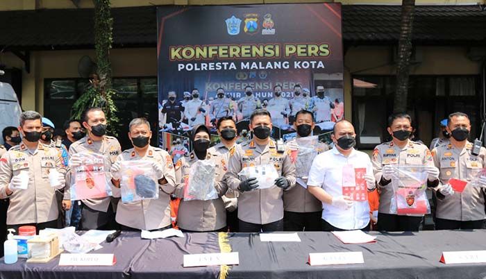 Operasi Tumpas Narkoba Semeru 2022, Polresta Malang Kota Ungkap Belasan Kasus