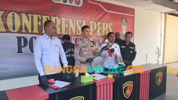 Polres Tuban Tangkap Pelaku Pembacokan Polisi Hutan Perhutani Parengan