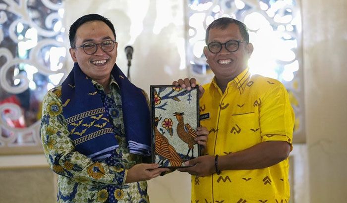 Bupati Baddrut Tamam Sambut Wakil Bupati Soppeng saat Kunjungan Kerja di Pamekasan