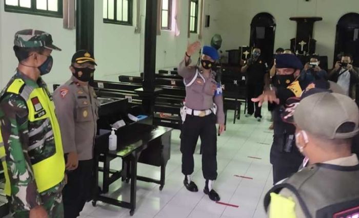 729 Petugas Gabungan Amankan Perayaan Paskah di Wilayah Hukum Polres Kediri Kota