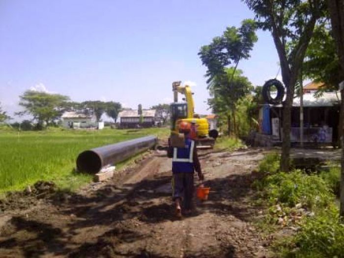 DPU TR Gresik Ancam Hentikan Proyek Pemasangan Pipa Pertamina Gas