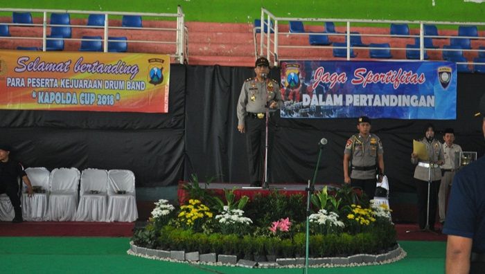 ​Kapolda Jatim Buka Kejuaraan Drumband di GOR Sidoarjo