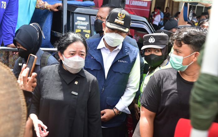 Kunjungi Pasar Ikan Lamongan, Ketua DPR RI Puan Maharani Serap Aspirasi Masyarakat