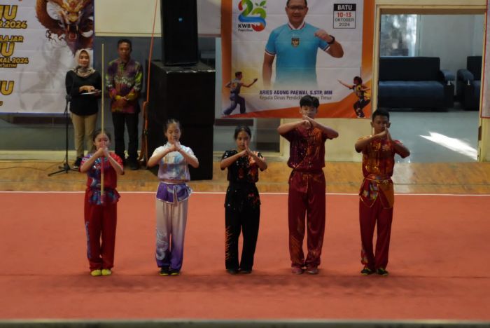 Ribuan Atlet dari Seluruh Indonesia Ikuti Kejuaraan Wushu di Kota Batu