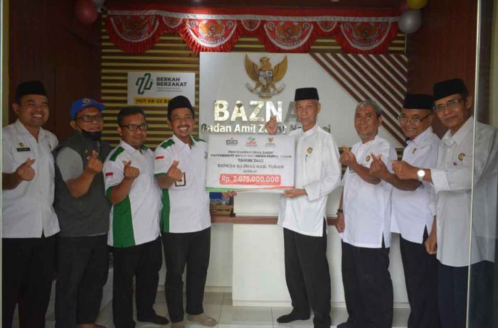 UPZ SIG GhoPo Tuban Serahkan Zakat Miliaran Rupiah