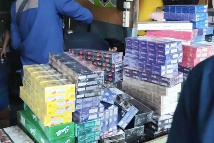 Bea Cukai Malang Sita Ratusan Ribu Batang Rokok Ilegal Senilai Rp147,13 juta