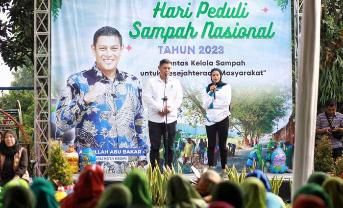 Berikut Pesan Wali Kota Kediri saat Peringati Hari Peduli Sampah Nasional