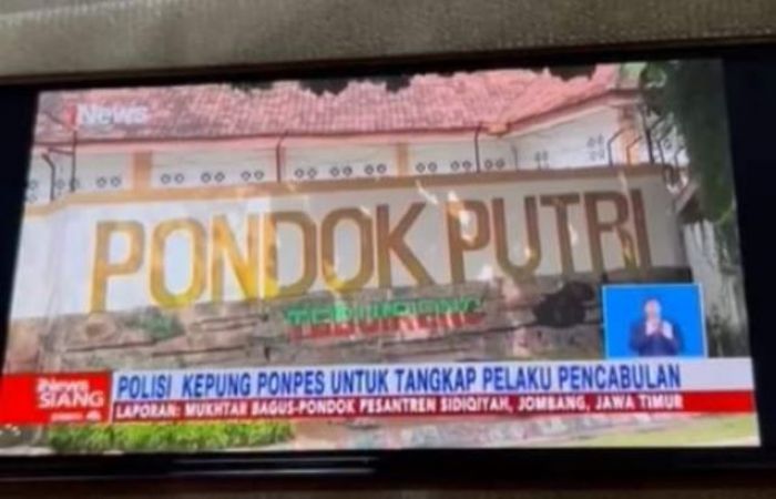 Diprotes Dzurriyah Hadratussyaikh, iNews TV Minta Maaf, Bantah Mau Jatuhkan Pesantren Tebuireng