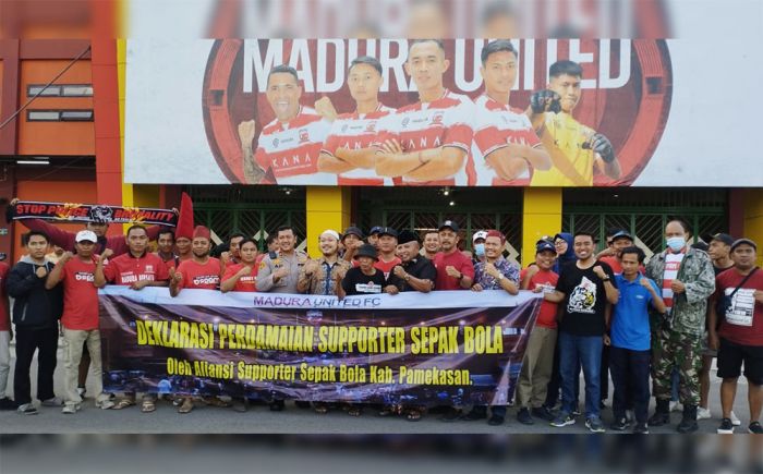 Aliansi Suporter Pamekasan Deklarasi Perdamaian antar Suporter Sepak Bola