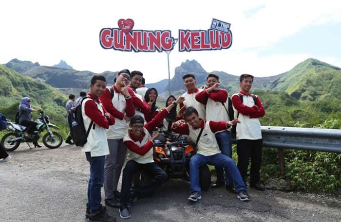 BKKBN Jatim Kagumi Keindahan Gunung Kelud