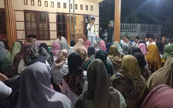 Kibarkan Semangat Kemenangan, Pasangan Mubarok Kampanye Simpatik ke Sejumlah Desa di Kecamatan Ngoro