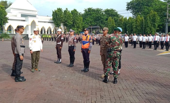 Bupati Pasuruan Pimpin Apel Gelar Pasukan Operasi Lilin Semeru 2022