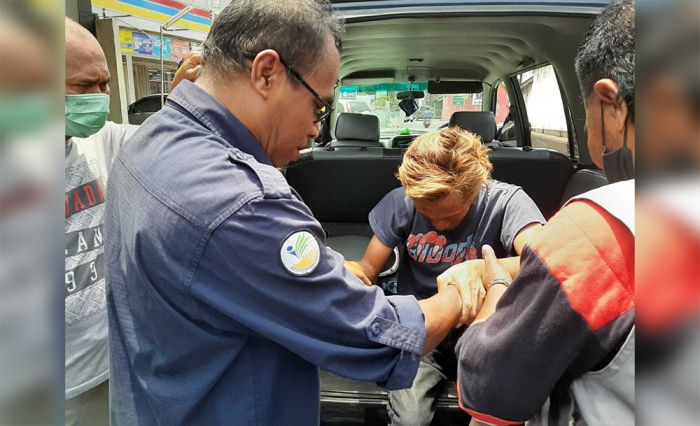 Sempat Bikin Resah, Dinsos P3A Kota Mojokerto Evakuasi ODGJ Putus Cinta ke GCK Jombang