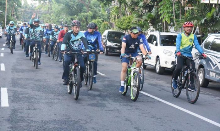 Gowes Bareng, Cara Pangarmada II Jalin Sinergitas Antar Pimpinan