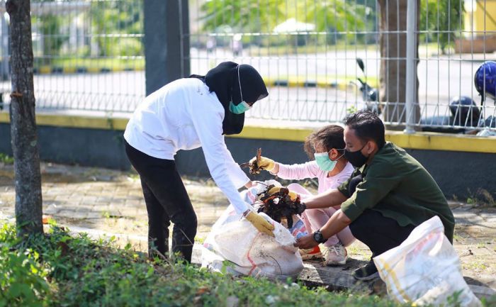 Diajak Ikut WCD, Cara Ketua TP PKK Kota Kediri Tumbuhkan Rasa Peduli Lingkungan Pada Putra-putrinya