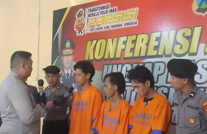 Polisi Tangkap 7 Anggota Gangster di Sidoarjo