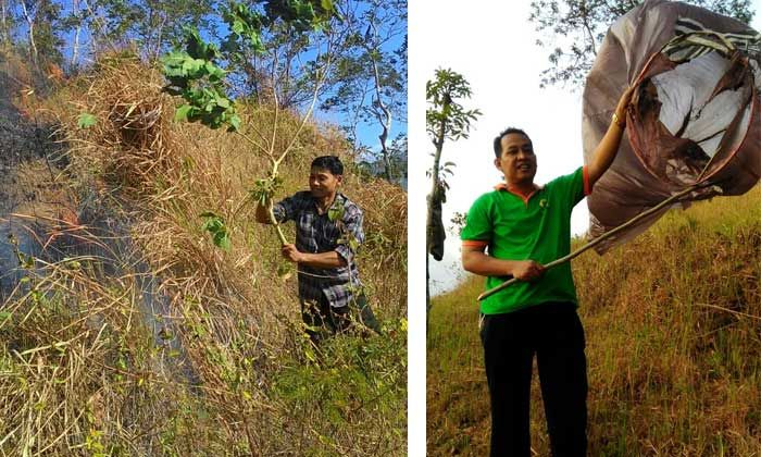 Pasca Kebakaran Hutan di Trenggalek, Masyarakat Diimbau Tak Terbangkan Lampion Sembarangan