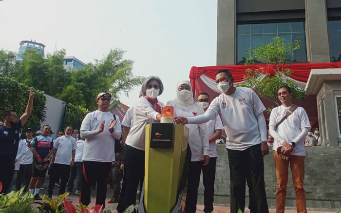 Launching SIMoLEK, Gubernur Khofifah Harap Dongkrak Literasi dan Inklusi Keuangan Pasar Tradisional