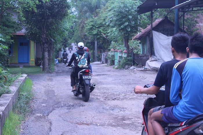 Warga Keluhkan Banyak Lubang Menganga di Ruas Jalan Randupitu-Kepulungan