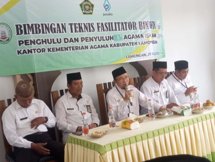 Penghulu dan Penyuluh Agama di Lamongan Ikuti Bimtek Fasilitator Bimbingan Perkawinan