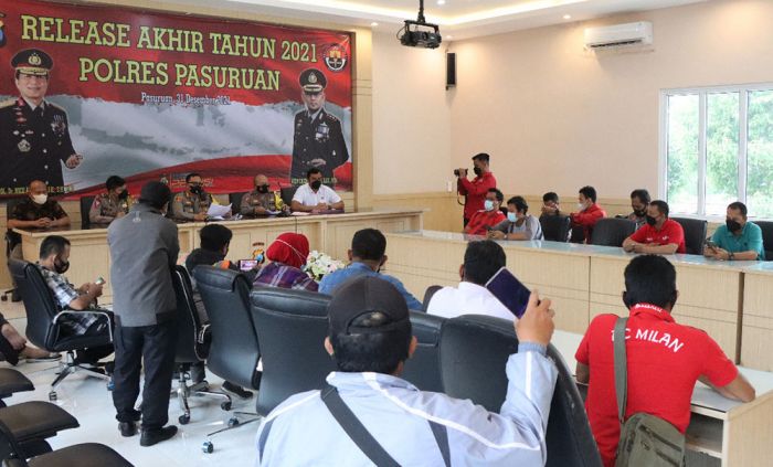 Kasus Kriminalitas di Pasuruan Naik Sepanjang Tahun 2021, ini Pesan Kapolres