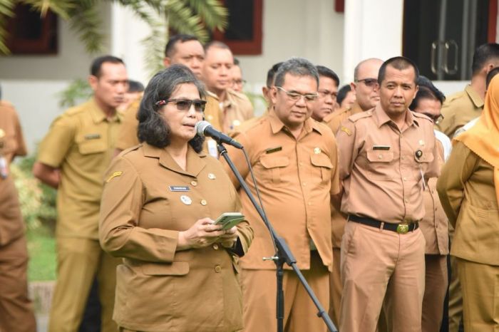 Apel Perdana 2024, Pj Wali Kota Kediri Ingatkan Hal ini Pada ASN dan Jajarannya