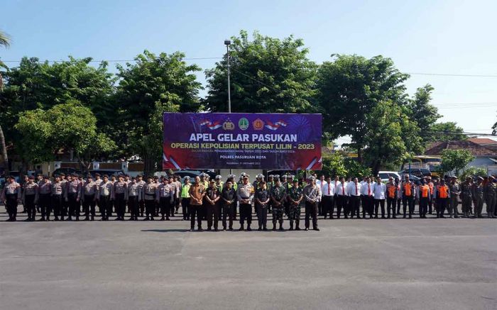 Ini Pesan Wakil Wali Kota Pasuruan saat Ikuti Apel Gelar Pasukan Persiapan Nataru