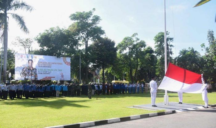 Upacara Peringatan Hari Sumpah Pemuda, Wali Kota Kediri Ajak Pemuda Berkontribusi dalam Pembangunan