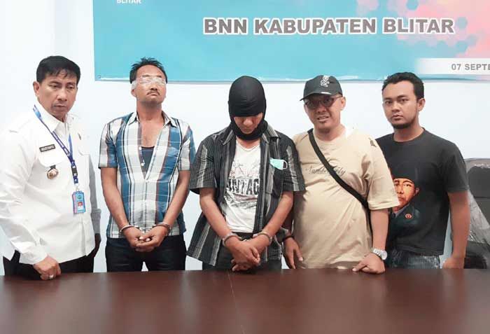 Dua Pengedar Sabu Jaringan Lapas Ditangkap BNN Blitar