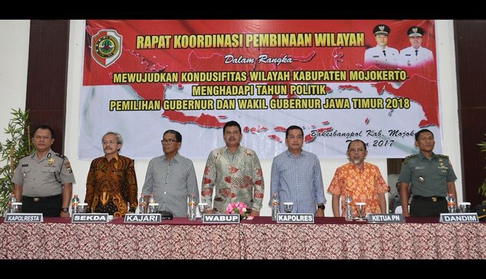 Jelang Pilgub 2018, Wabup Mojokerto Imbau Jaga Kondusivitas Wilayah