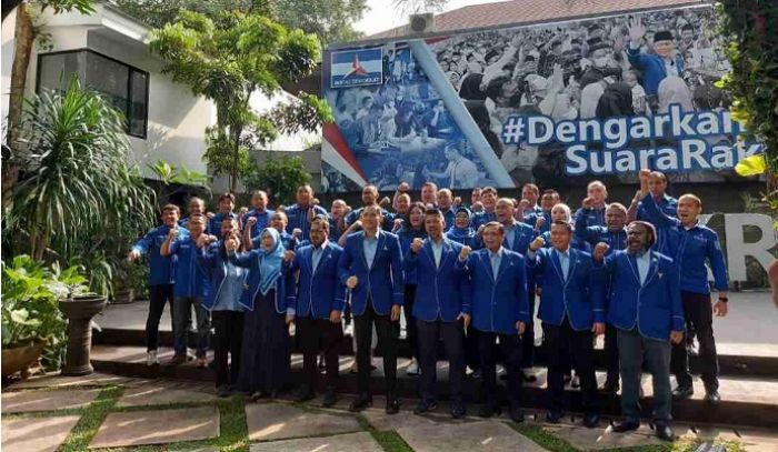 AHY Pimpin Pendaftaran Partai Demokrat ke KPU, Pasuruan Optimis 2024 Punya Fraksi Sendiri