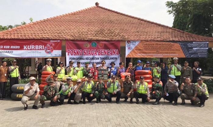 Siaga Bencana, Forkopimka Tanggulangin Sidoarjo Gelar Apel Bersama