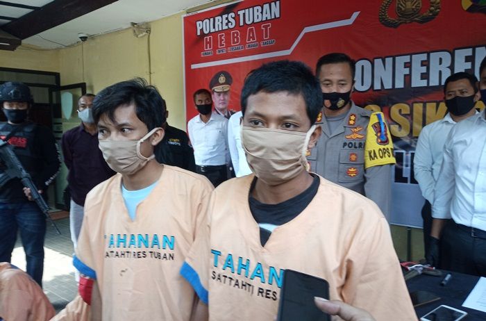 Kompak Curi Motor, Kakak-Adik di Tuban Dilumpuhkan Polisi