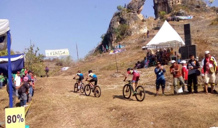 Tuan Rumah Tuban Gagal Raih Medali di Cabor Balap Sepeda MTB XC