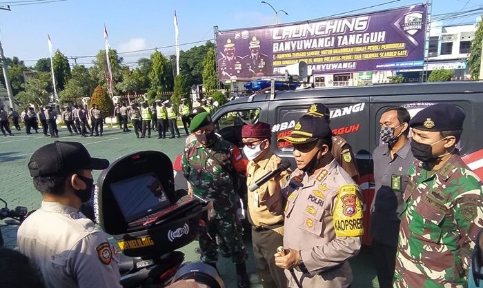 Lakukan Sejumlah Inovasi Tangani Covid-19, Kapolresta Launching Banyuwangi Tangguh