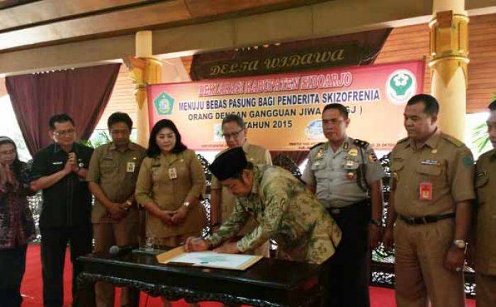 Sidoarjo Deklarasi Bebas Pemasungan Bagi Penderita Gangguan Jiwa