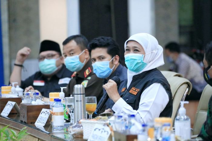 ​Hindari Klaster Pilkada, Gubernur Khofifah Minta Penyelenggara Pilkada Terapkan Prokes Berlapis