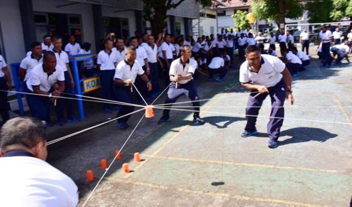 Peringati HUT ke-74 RI, Satuan Logistik Koarmada II Gelar Aneka Lomba